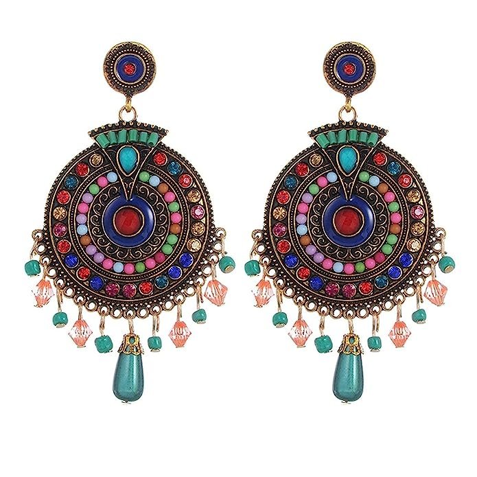 Bohemian Traditional Multi-Color Earrings